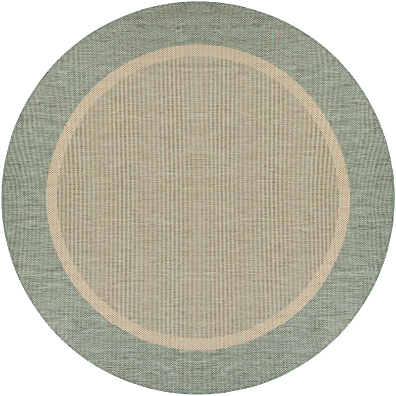 Linden Texture Green/Beige Indoor/Outdoor Area Rug & Reviews AllModern